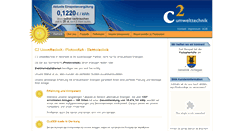 Desktop Screenshot of c2-umwelttechnik.de